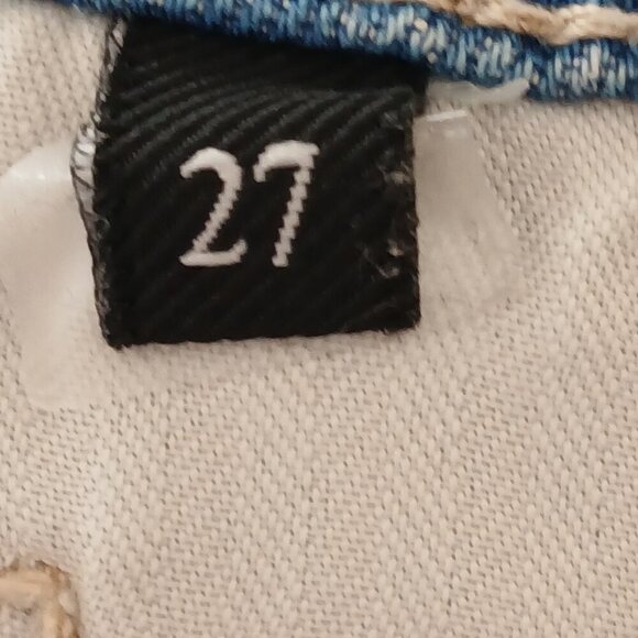 7 For All Mankind Easy Straight Jeans Light Blue Size 27 - Picture 7 of 8